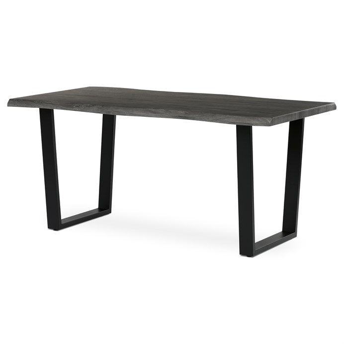 Jedálenský stôl 160x90cm, mdf, sivý dub, HT-F4216 GREY