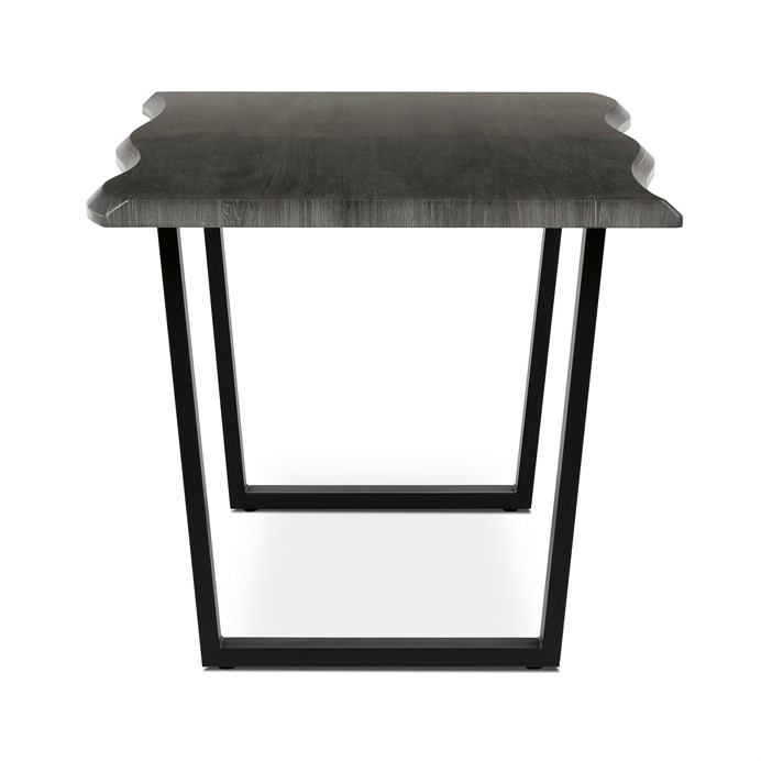 Jedálenský stôl 160x90cm, mdf, sivý dub, HT-F4216 GREY