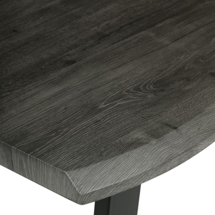 Jedálenský stôl 160x90cm, mdf, sivý dub, HT-F4216 GREY