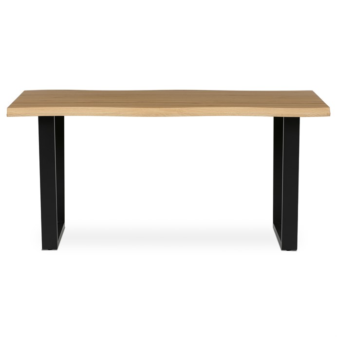 Jedálenský stôl 160x90cm, mdf, divoký dub, HT-F4216 OAK