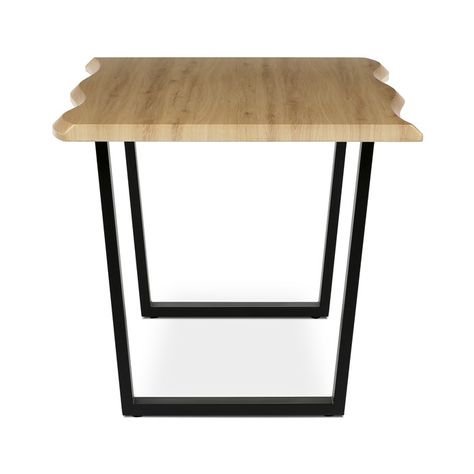 Jedálenský stôl 160x90cm, mdf, divoký dub, HT-F4216 OAK