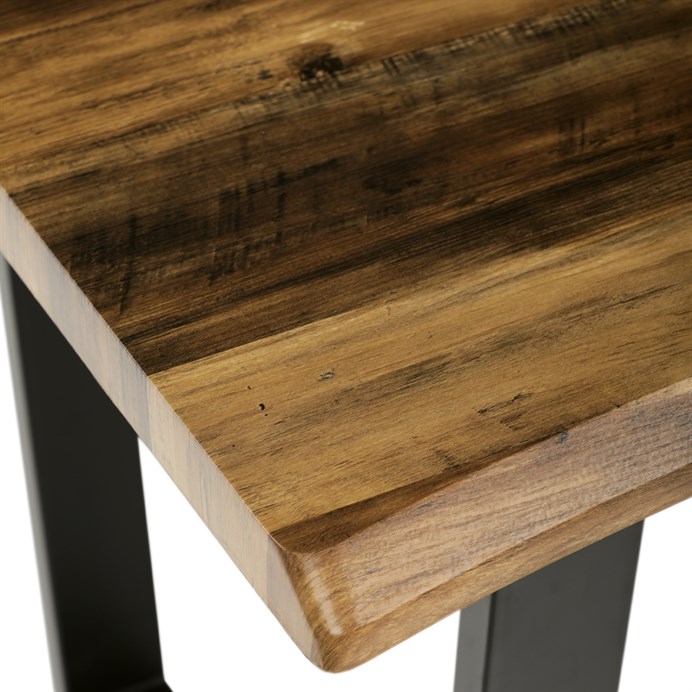 Jedálenský stôl 160x90cm, mdf, old wood, HT-F4216 OLW