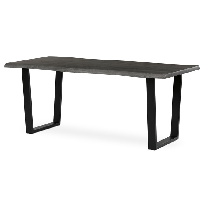 Jedálenský stôl 180x90cm, mdf, sivý dub, HT-F4218 GREY