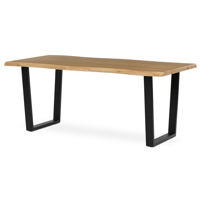 Jedálenský stôl 180x90cm, mdf, divoký dub, HT-F4218 OAK