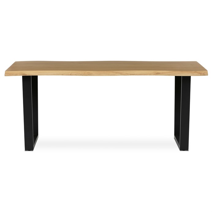 Jedálenský stôl 180x90cm, mdf, divoký dub, HT-F4218 OAK