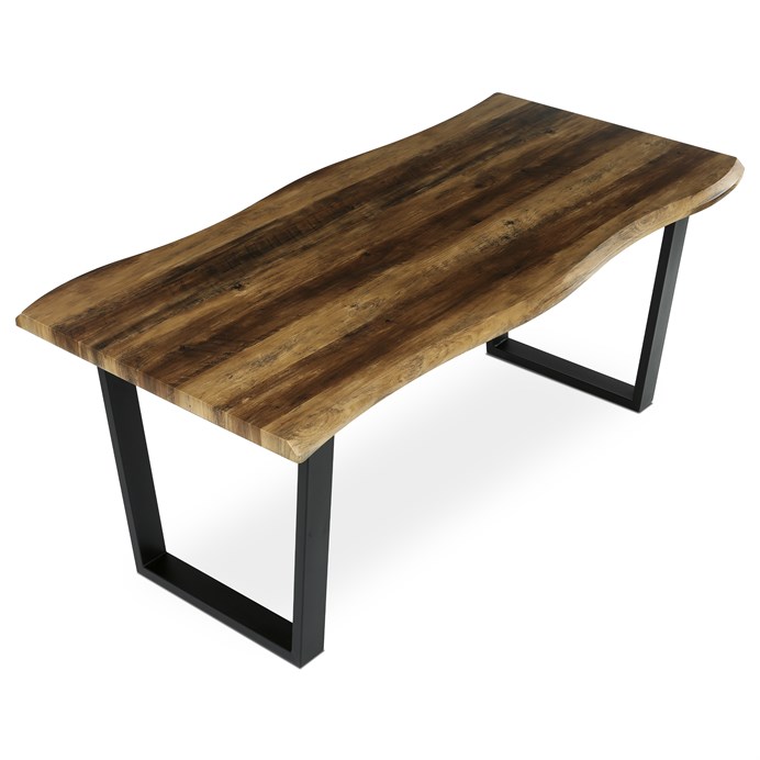 Jedálenský stôl 180x90cm, mdf, old wood, HT-F4218 OLW