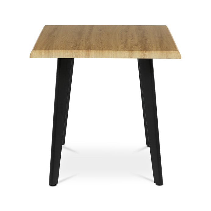 Jedálenský stôl 130x80cm, mdf, divoký dub, HT-F4413 OAK