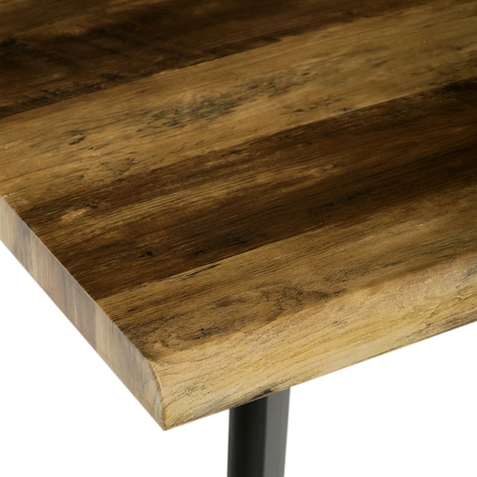 Jedálenský stôl 130x80cm, mdf, old wood, HT-F4413 OLW