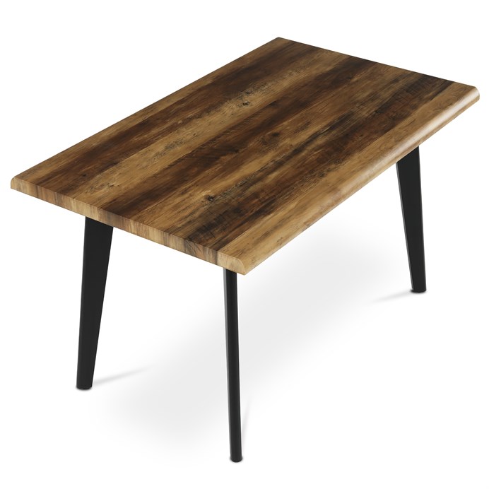Jedálenský stôl 130x80cm, mdf, old wood, HT-F4413 OLW