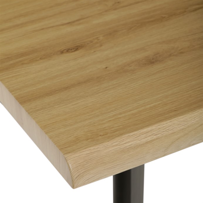 Jedálenský stôl 160x90cm, mdf, old wood, HT-F4416 OAK