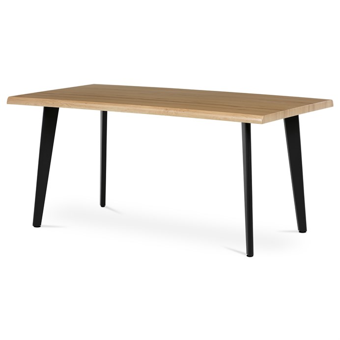 Jedálenský stôl 160x90cm, mdf, old wood, HT-F4416 OAK