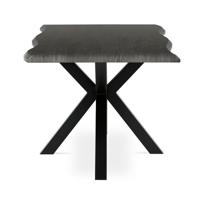 Jedálenský stôl 180x90cm, mdf, old wood, HT-F4618 GREY