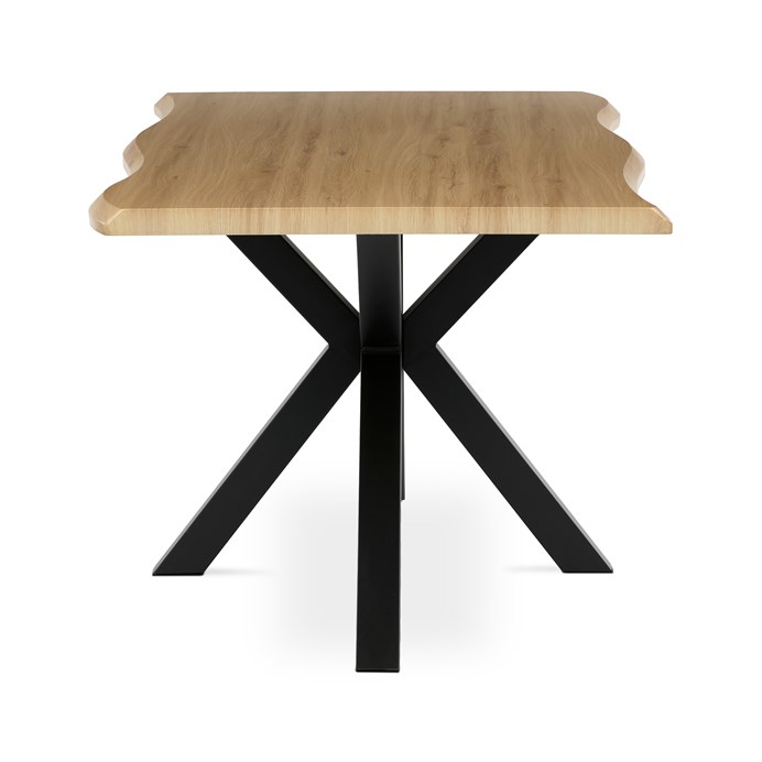 Jedálenský stôl 180x90cm, mdf, old wood, HT-F4618 OAK