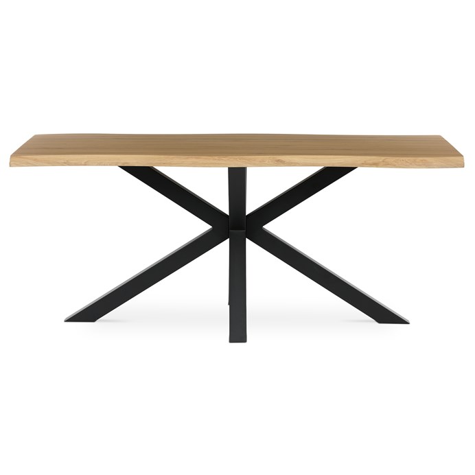 Jedálenský stôl 180x90cm, mdf, old wood, HT-F4618 OAK