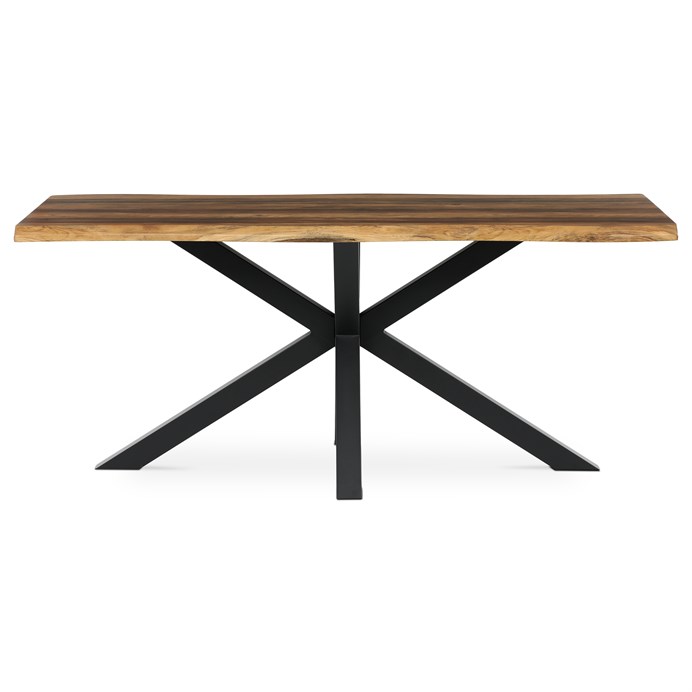 Jedálenský stôl 180x90cm, mdf, old wood, HT-F4618 OLW