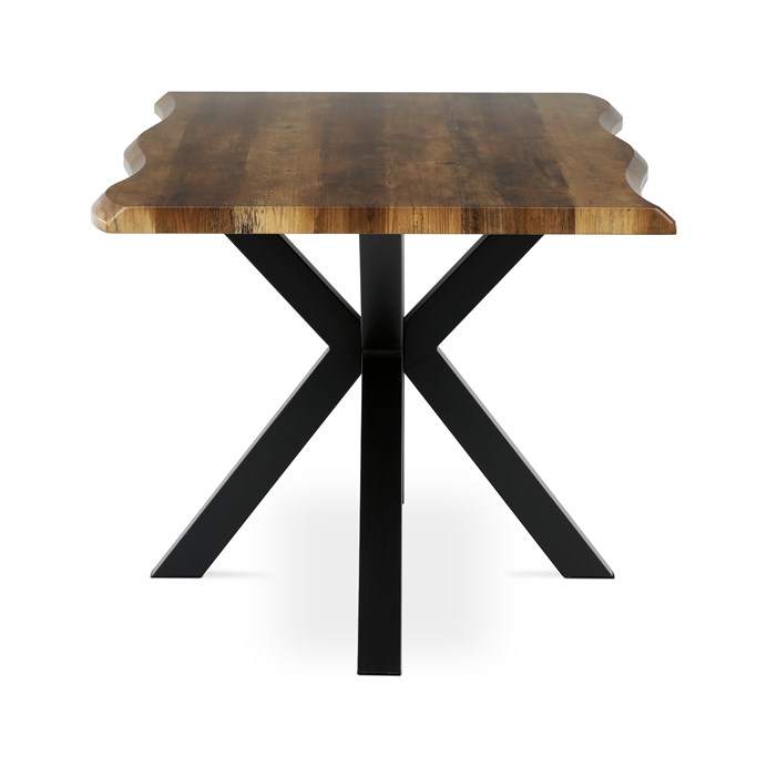 Jedálenský stôl 180x90cm, mdf, old wood, HT-F4618 OLW