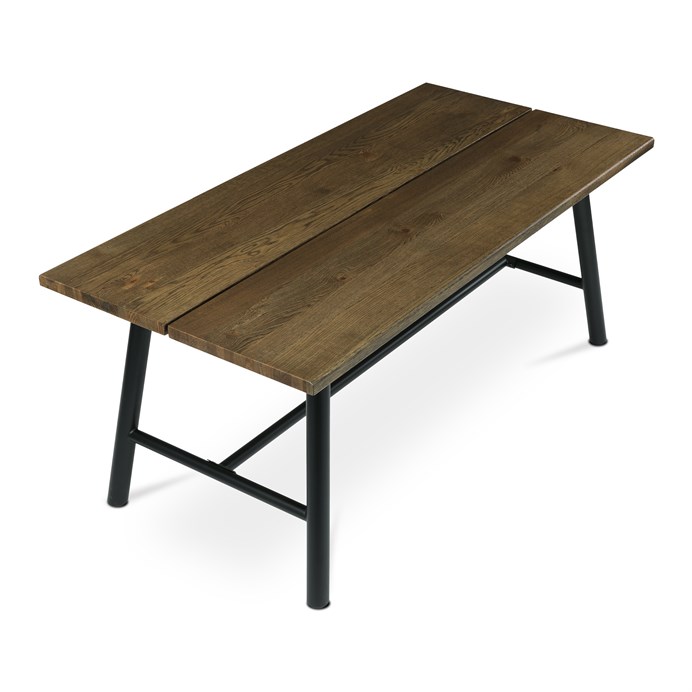 Jedálenský stôl 180x90cm, masív, orech, HT-T1818 WAL