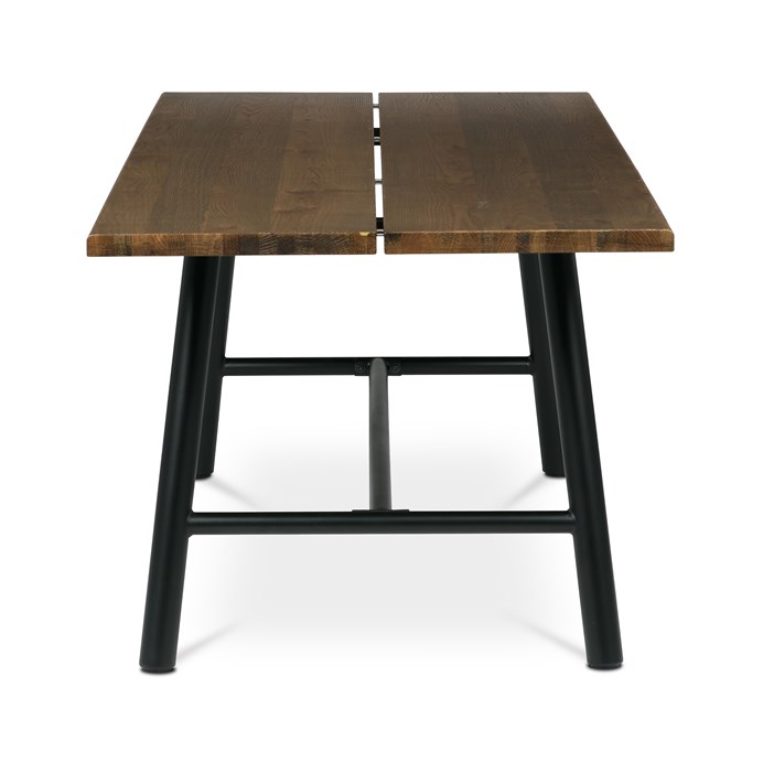 Jedálenský stôl 220x90cm, masív, orech, HT-T1822 WAL