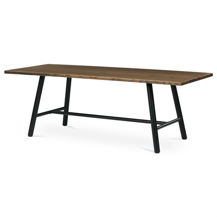 Jedálenský stôl 220x90cm, masív, orech, HT-T1822 WAL