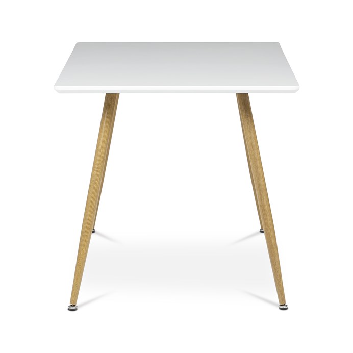 Jedálenský stôl 140x80cm, mdf, biela, HT-W1214 WT