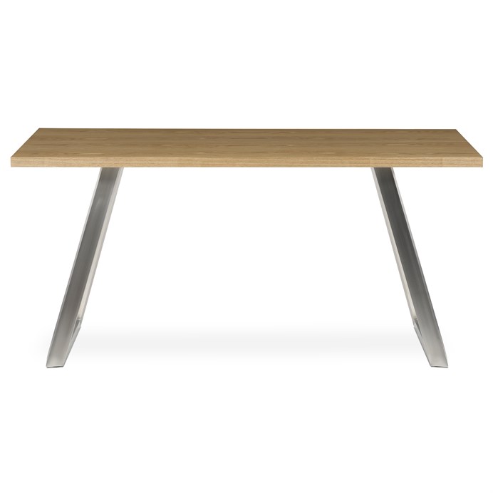 Jedálenský stôl 160x90cm, dyha, dub, HT-W1515 OAK