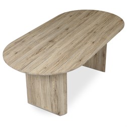 Stůl jídelní, 200x100x76 cm, MDF deska, 3D dekor dub san remo.