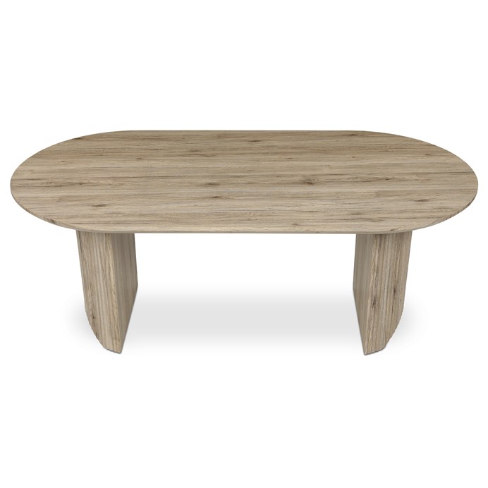 Jedálenský stôl 200x100cm, mdf, dub san remo, HT-W1578 SRE