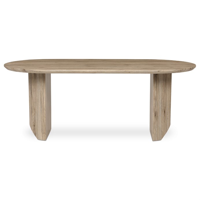 Jedálenský stôl 200x100cm, mdf, dub san remo, HT-W1578 SRE