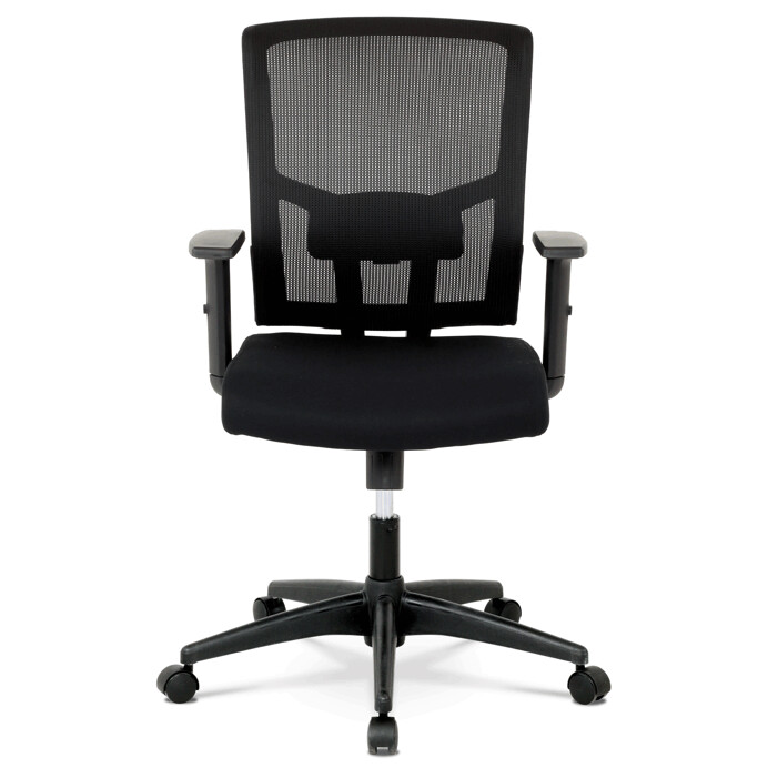 Kancelárska stolička, látka čierna KA-B1012 BK