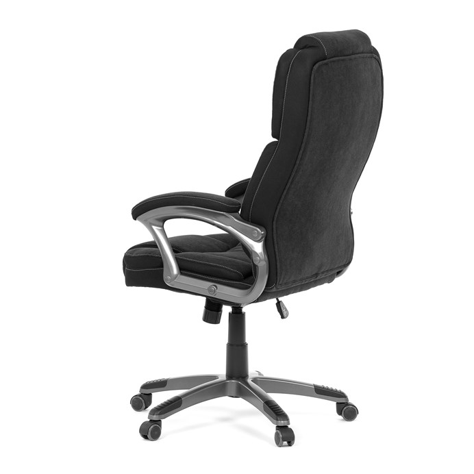 Kancelárske kreslo, hojdací mechanizmus, čierna látka, KA-C715 BK2