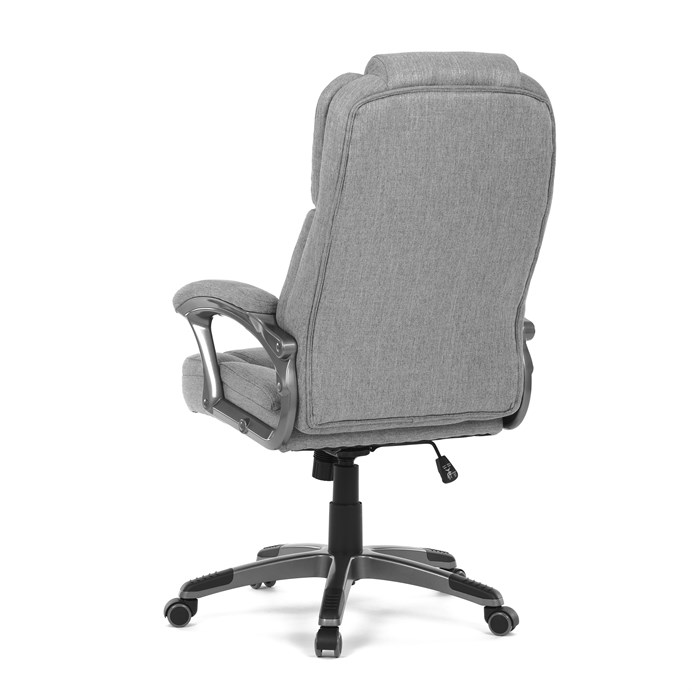 Kancelárske kreslo, hojdací mechanizmus, šedá látka, KA-C715 GREY2