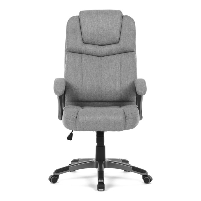 Kancelárske kreslo, hojdací mechanizmus, šedá látka, KA-C715 GREY2