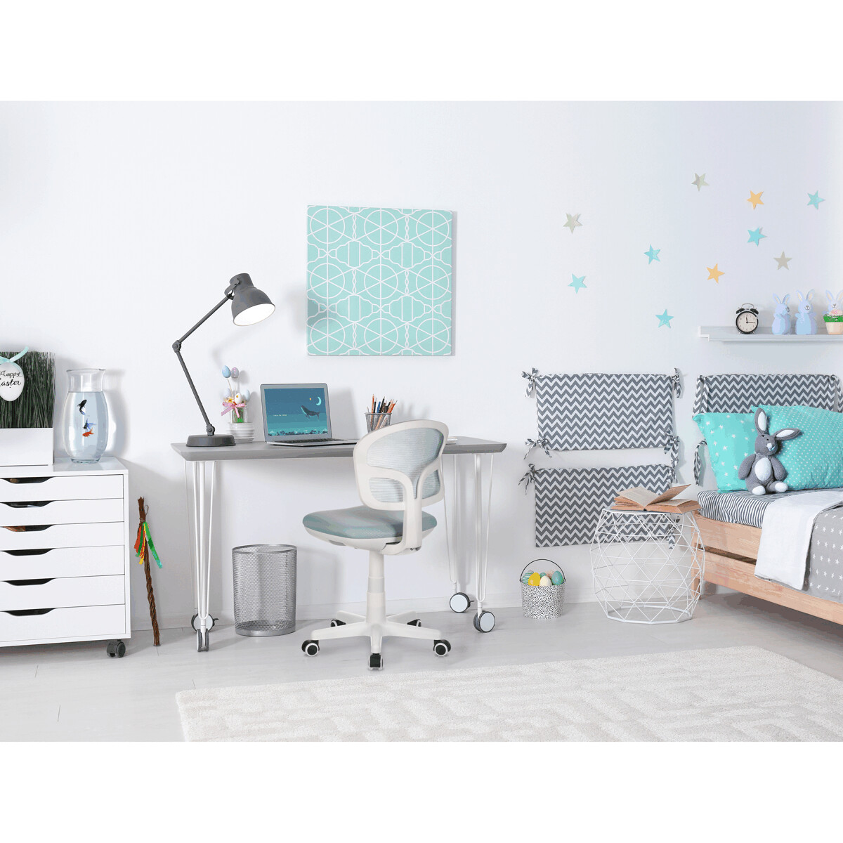 Kancelárska stolička KA-C801 BLUE