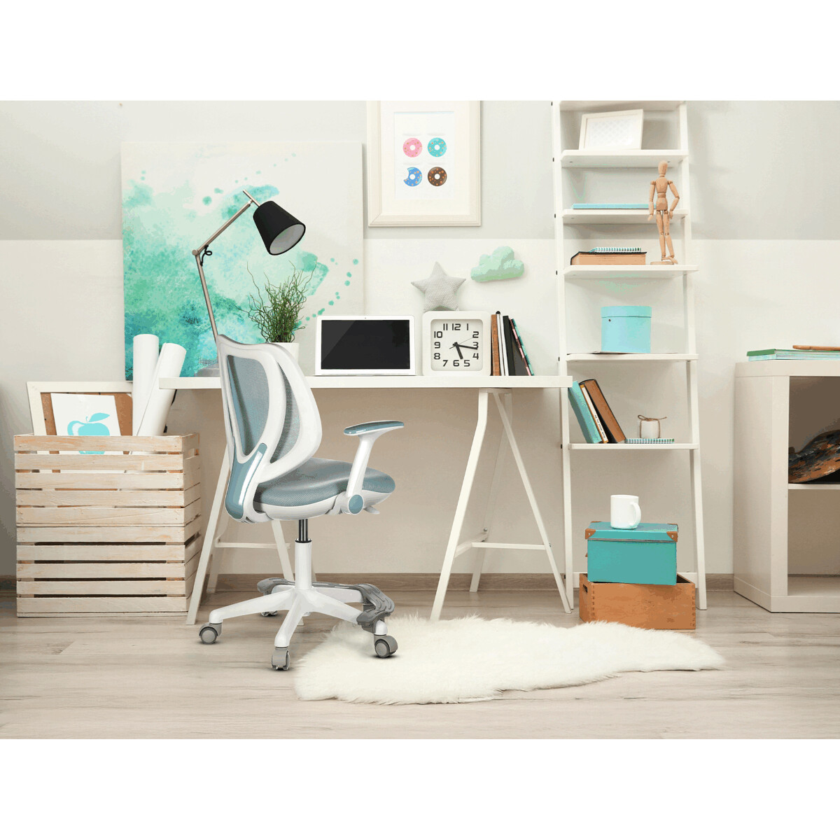 Kancelárska stolička KA-C806 BLUE