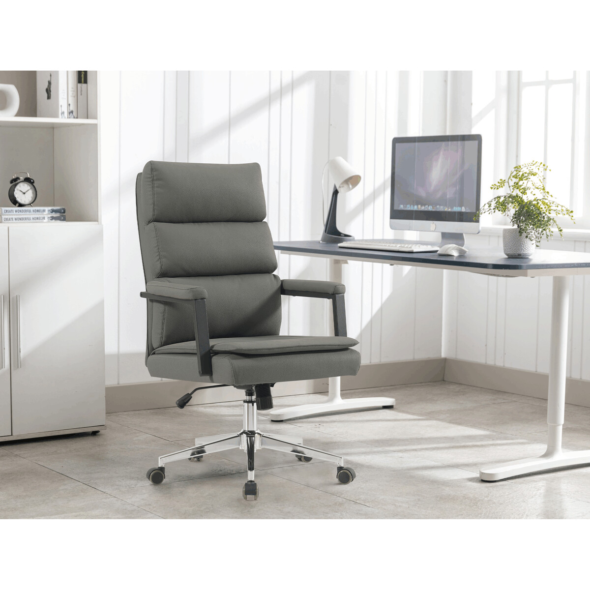 Kancelárska stolička KA-D8104 SIL