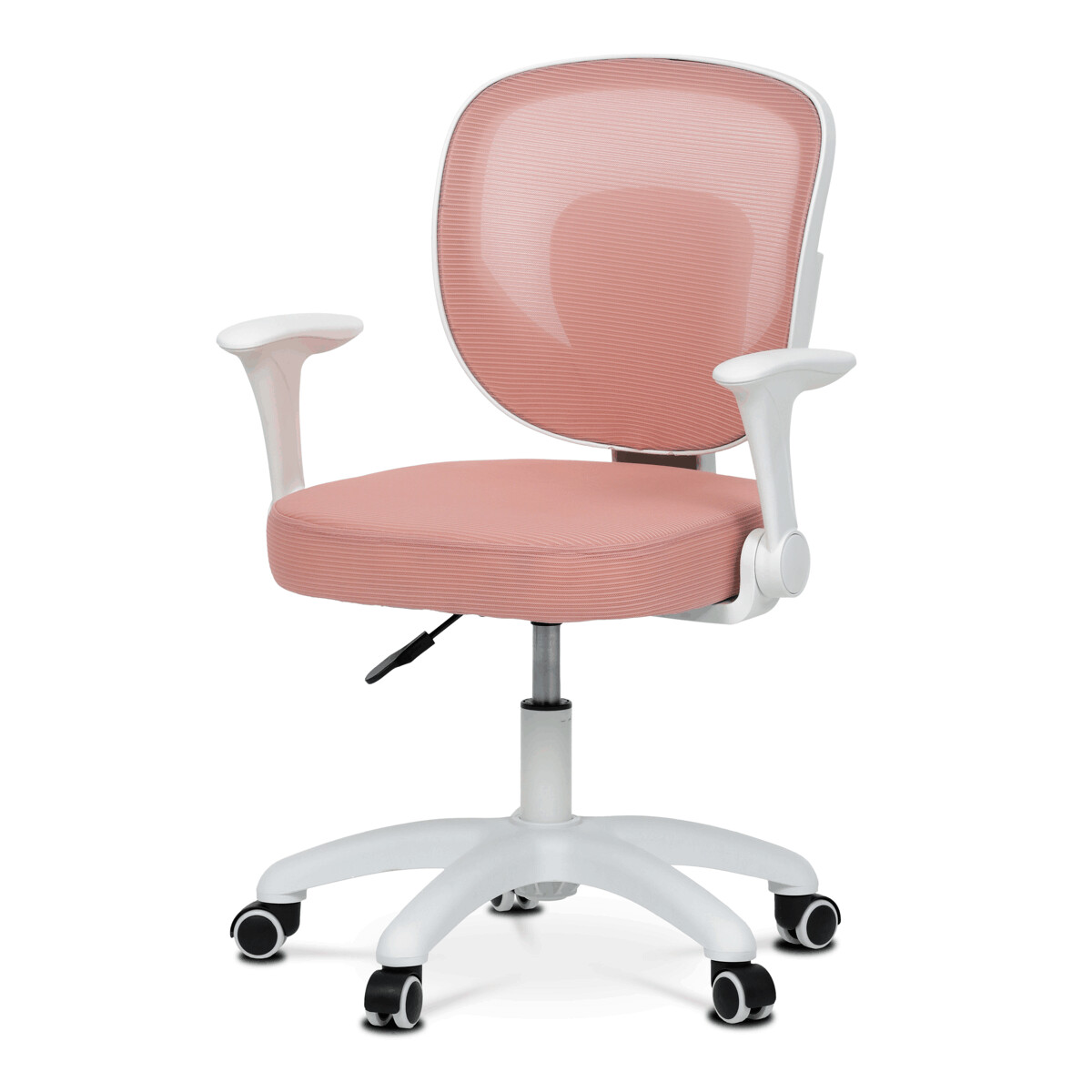 Detská pracovná stolička KA-K1062 GREY Ružová