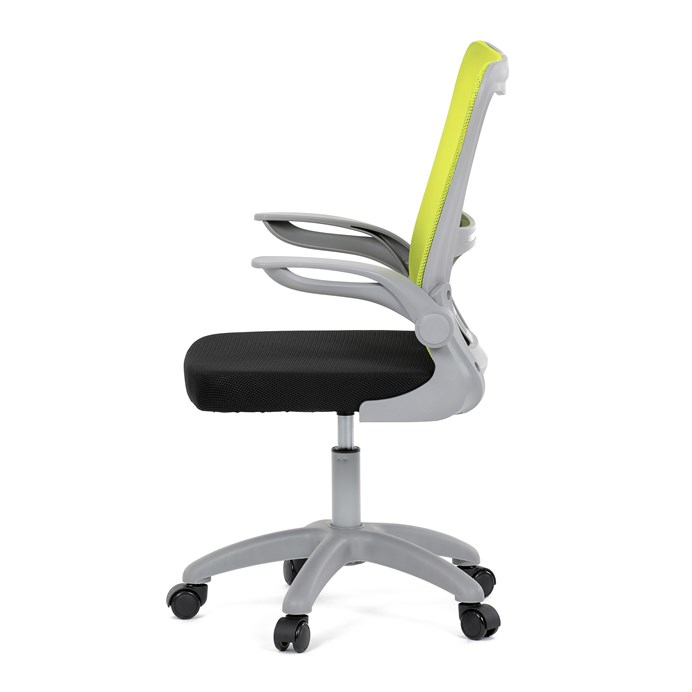 Detská stolička, výškovo nastaviteľná, zelená sieťovina, KA-K2008 GRN