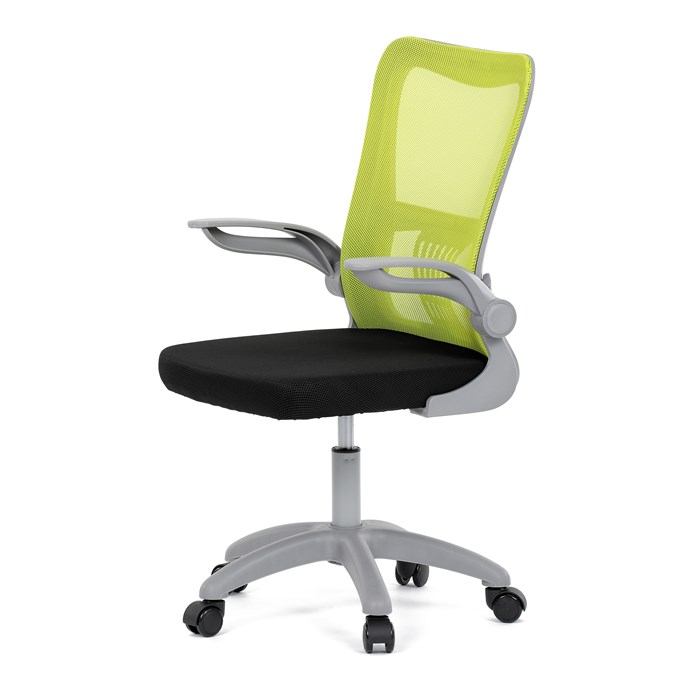 Detská stolička, výškovo nastaviteľná, zelená sieťovina, KA-K2008 GRN