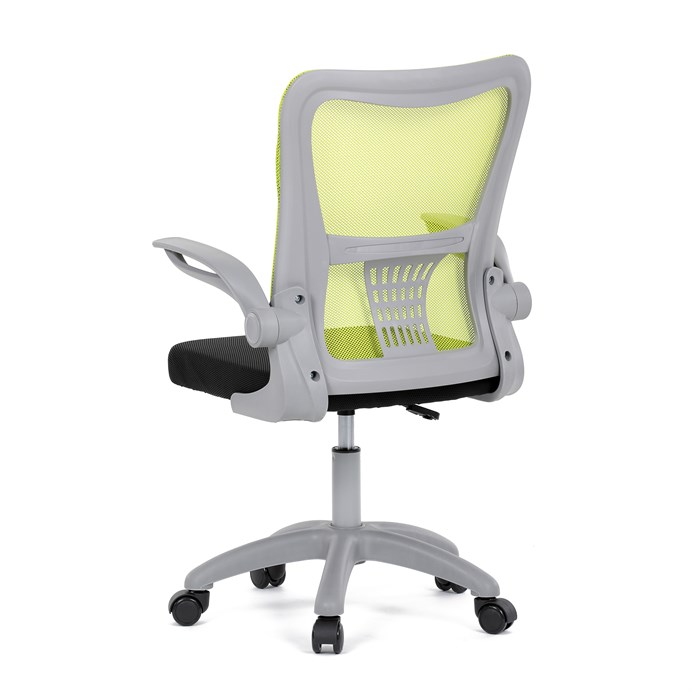 Detská stolička, výškovo nastaviteľná, zelená sieťovina, KA-K2008 GRN