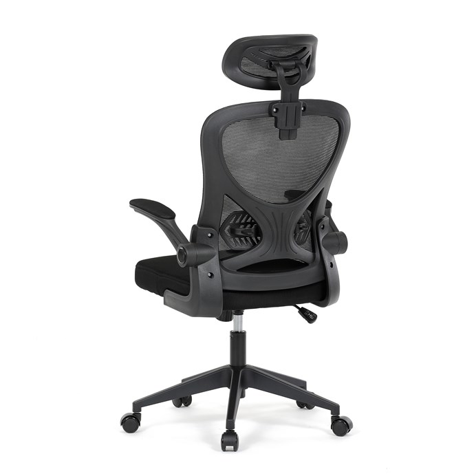 Kancelárska stolička, hojdací mechanizmus, čierna, KA-K2021 BK