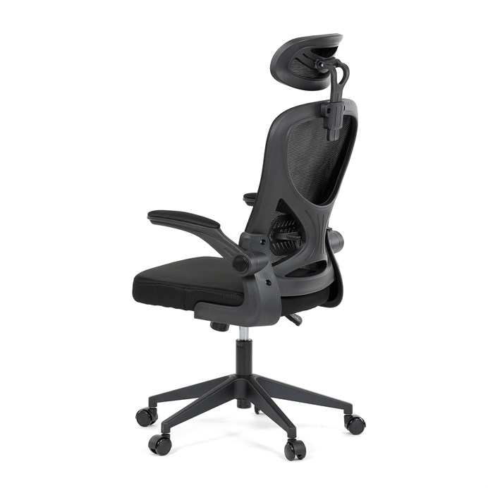 Kancelárska stolička, hojdací mechanizmus, čierna, KA-K2021 BK