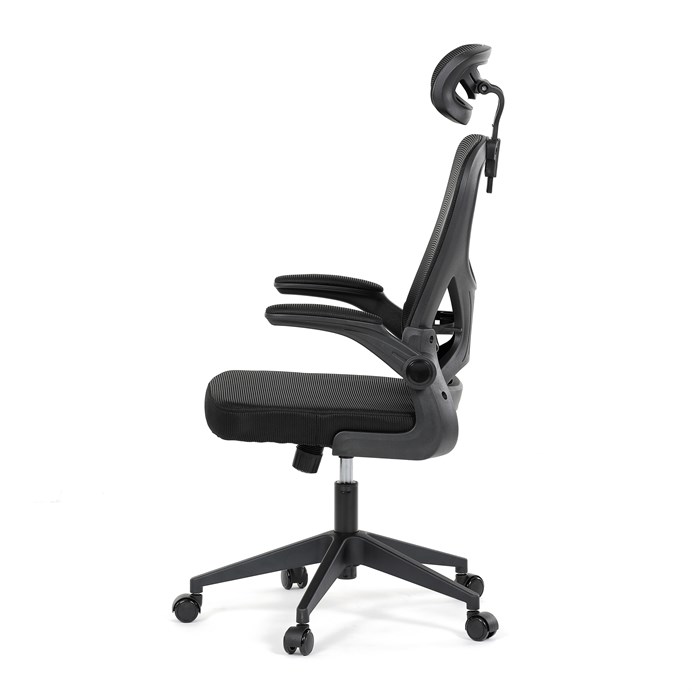 Kancelárska stolička, hojdací mechanizmus, čierna, KA-K2021 BK