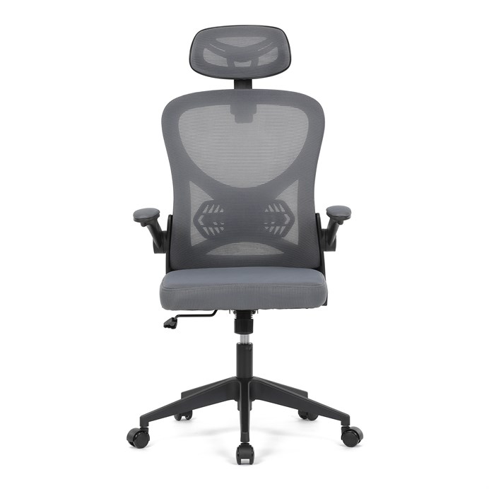 Kancelárska stolička, hojdací mechanizmus, sivá, KA-K2021 GREY