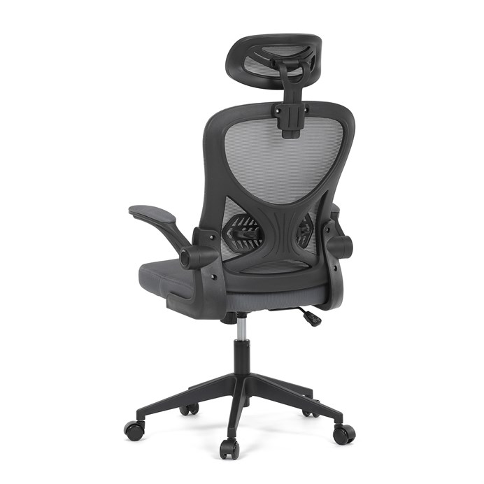 Kancelárska stolička, hojdací mechanizmus, sivá, KA-K2021 GREY