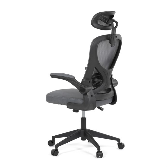 Kancelárska stolička, hojdací mechanizmus, sivá, KA-K2021 GREY