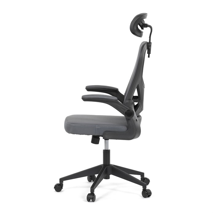 Kancelárska stolička, hojdací mechanizmus, sivá, KA-K2021 GREY