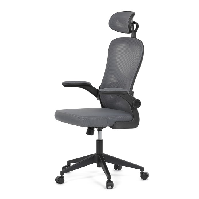 Kancelárska stolička, hojdací mechanizmus, sivá, KA-K2021 GREY