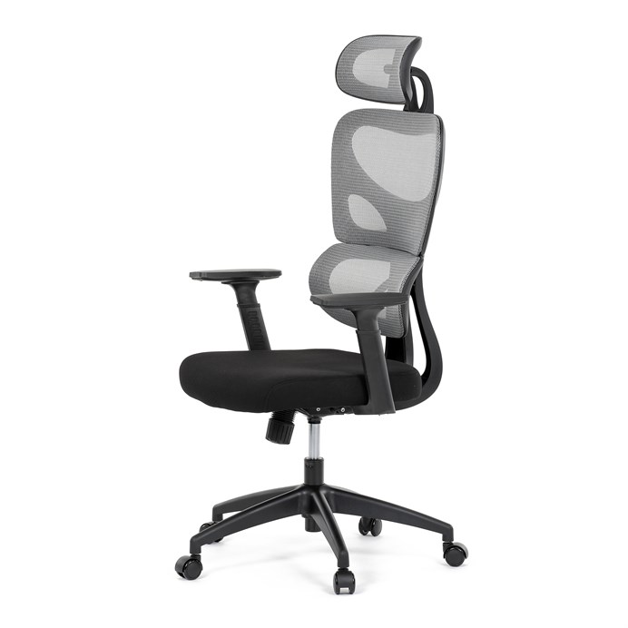 Kancelárska stolička, hojdací mechanizmus, sivá, KA-K2080 GREY