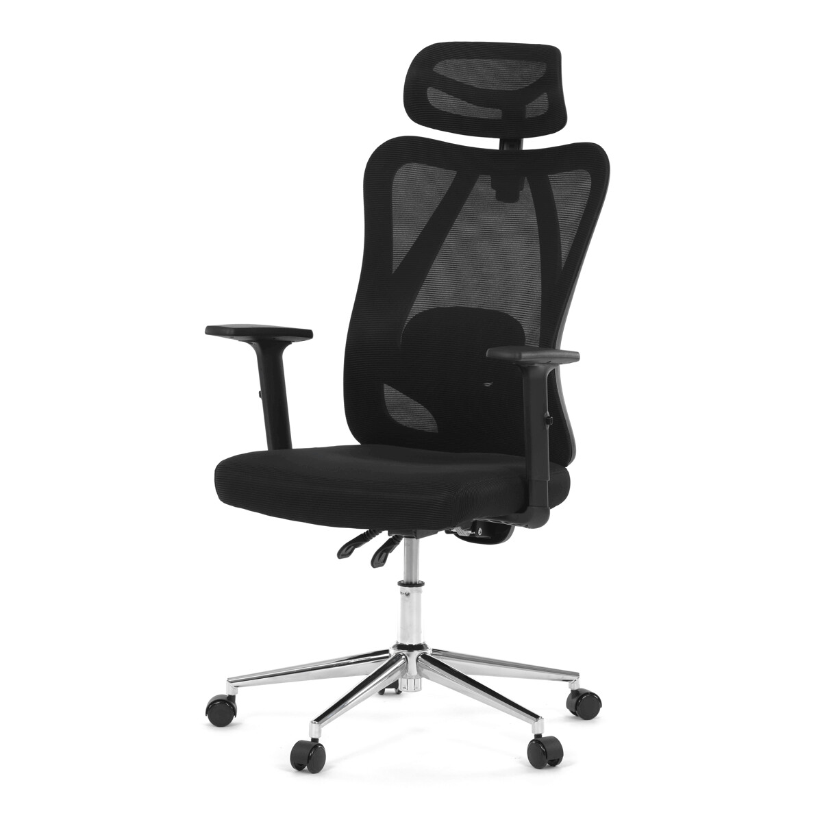 Kancelárska stolička KA-R216 BK Čierna