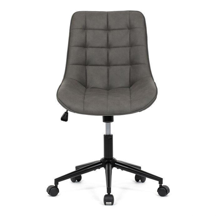 Pracovná stolička, výškovo nastaviteľná, šedá látka, KA-V3120 GREY3